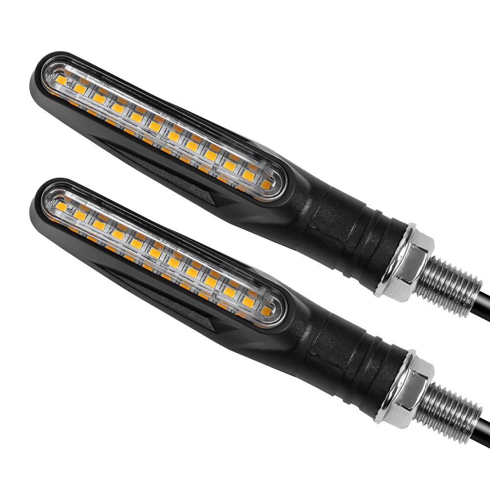 2/4 шт. Мотоциклетные поворотники Универсальные светодиодные поворотники для мотоцикла Дневные ходовые огни Водонепроницаемые 12V Мотоциклетные огни