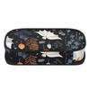 Pen Case 300D Polyester Multi Compartment Smooth Zipper with Pen Slots Mesh Pocket and Spacious Main Compartment for Students