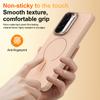 For Samsung Galaxy A15 5G / 4G Case Skin-touch PC + TPU Magnetic Phone Cover with Lens Frame Kickstand