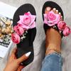 Bohemian Flowers Slippers Women Flip Flops Open Toe Sandals Ladies Casual Shoes Cute Summer Sandals For Women 2025 Sandalias