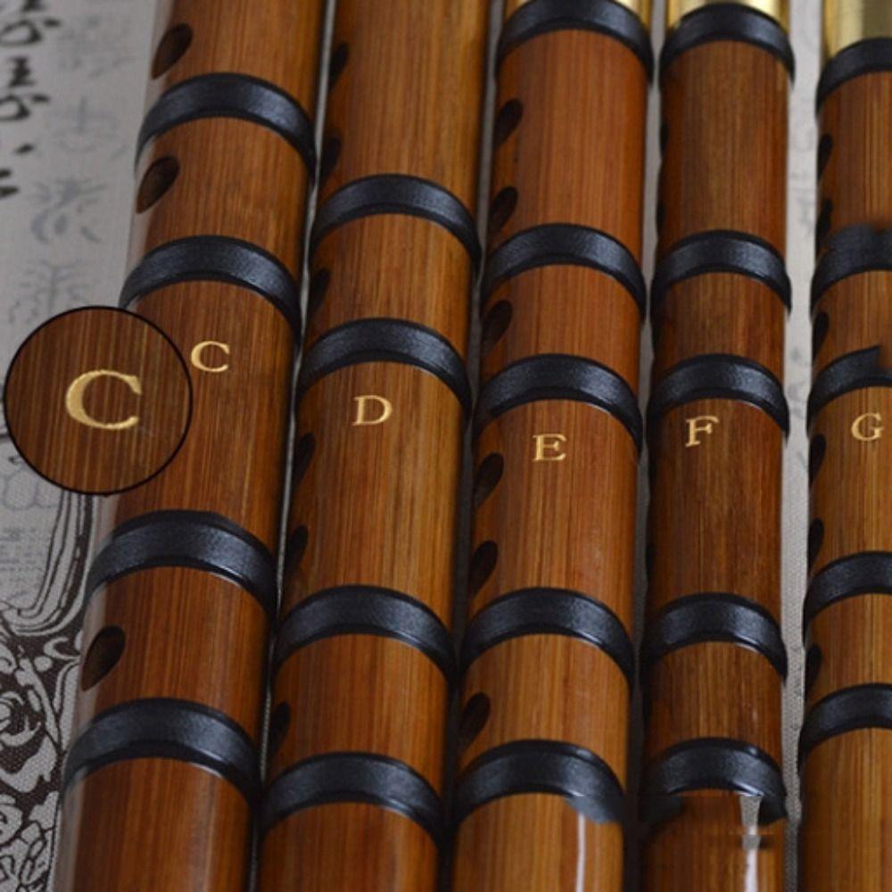 Chinese Chinese Flute Key C D E F G Handmade Flute Musical Instrumen Traditional Flute  Performance