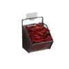 Scallion, Ginger and Garlic Kitchen Storage Rack Wall-mounted Spice Rack Ginger and Garlic Storage Box Punch-free Wall Drain Vegetable Basket