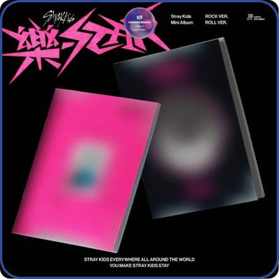Мини-альбом Stray Kids ROCK-STAR (РОК ВЕР, РОЛЛ ВЕР СЛУЧАЙНЫЙ) Фотокнига, компоненты кроме компакт-дисков