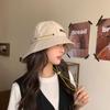 Bucket hat neck protection men and women summer outdoor camping drawstring basin hat big brim sunshade sun protection casual hat