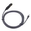 DC Car Power Cable 18AWG 10ft 12V To 24V Water Resistant Cigar Lighter Power Cord for Mini Dish Antenna RV Car Truck