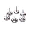 4шт M6 M8 15/20/25 мм Регулируемые стальные ножки для мебели Противоскользящее основание стола