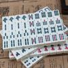 Mahjong 146 Tiles Scratch-resistant Mini Size Melamine Chinese Mahjong for Home