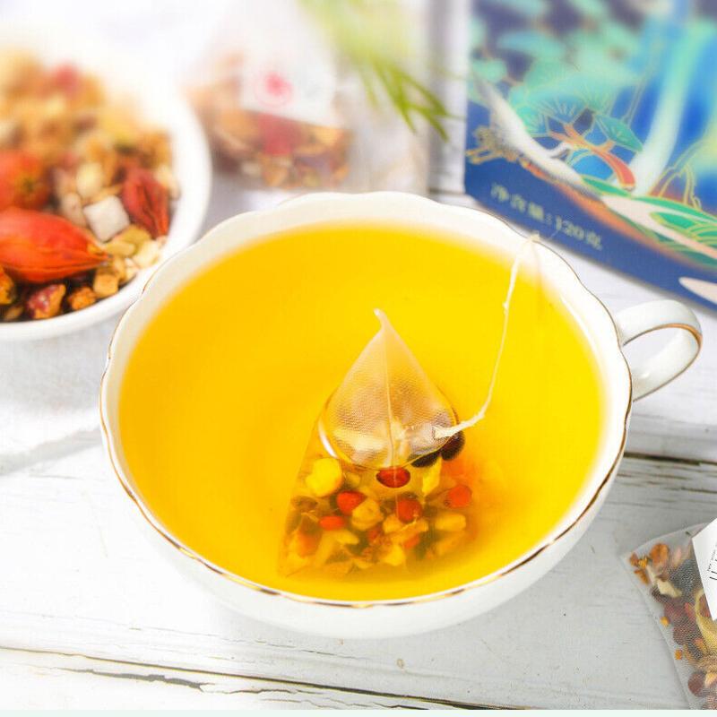 Чай из семян ююбы и лилии пория - легкий чай для здорового сна, расслабляющая травяная смесь 120 г