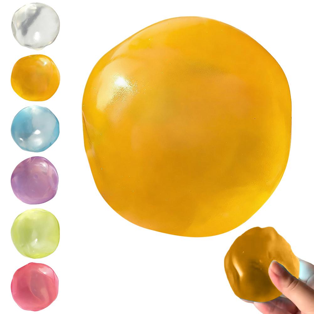 Squishy Moldable Crystal Ball Squeeze Toy Transparent Slow-Rebound Decompression Relax After Studying Toys