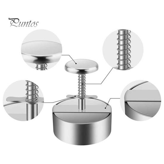 Пресс для бургеров из нержавеющей стали Пресс для гамбургеров с идеальными котлетами Простая в использовании машина для бургеров с котлетами для домашних бургеров