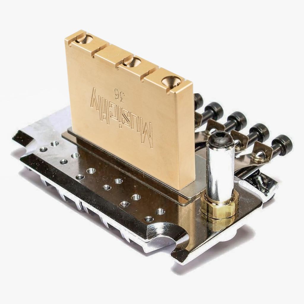 Musiclily Ultra 36mm Brass Tremolo Block for Gotoh GE1996T Floyd Rose Tremolo Unit