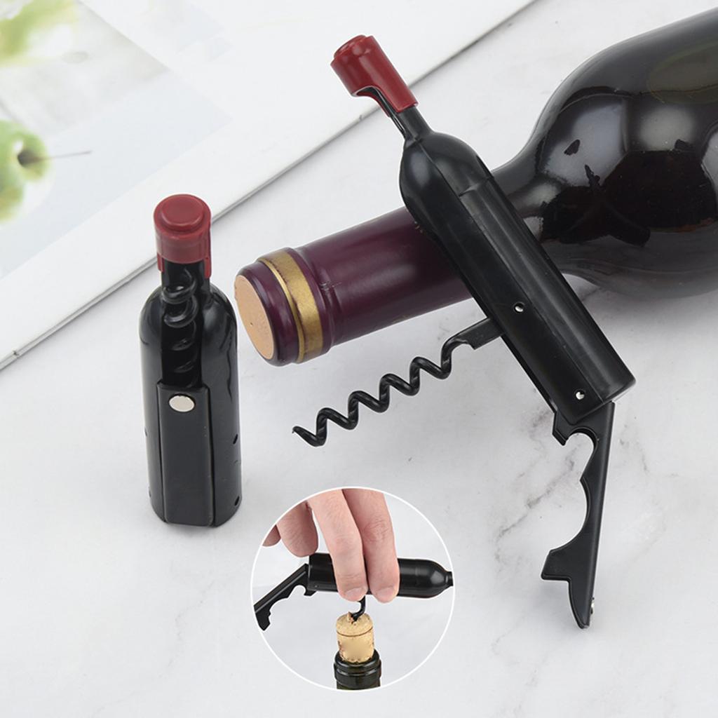 Mini Keychain Corkscrew Tool Small Keyring Wine Opener, Travel Cork Wine Opener, Backpack Outdoor Corkscrew Kitchen Tool