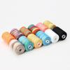 Красочные маленькие рулоны полиэфирной нити для швейных машин DIY Красочные 402 швейные нитки 12 цветов в пластиковом футляре