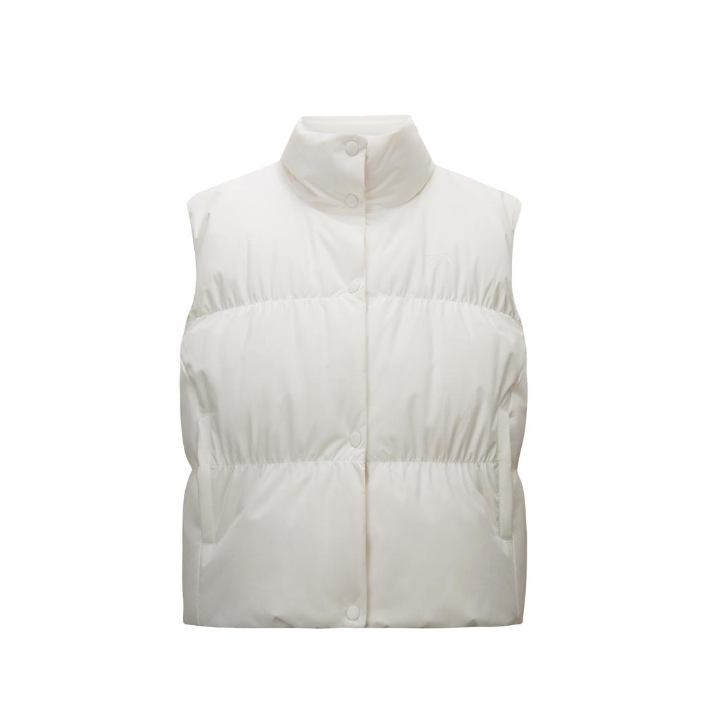 Anta Женский пуховый жилет Life Series Зима 2025 Жилеты Теплый-Нефритово-Белый 962548906-5