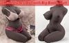 Half Body Armless Black Skin Tone Realistic Big Breasts Silicone Sex Doll Sexy Vagina Masturbation Adult Toys