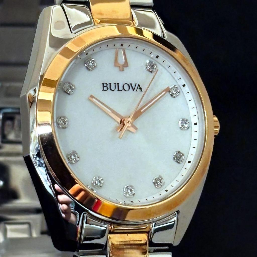 Б/у [Noble] BULOVA/Булова/Женские часы/С бриллиантами/Красивые/Для женщин