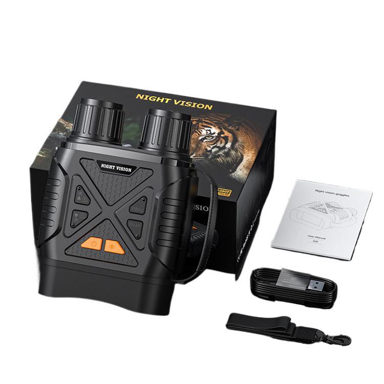 Бинокль ночного видения 4K Ultra-HD с инфракрасным излучением и большим экраном для использования на открытом воздухе