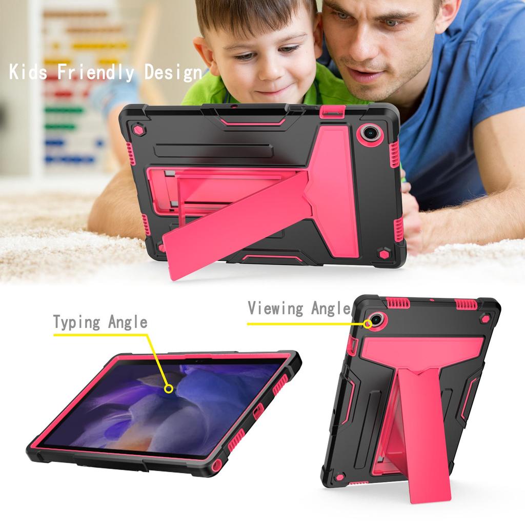 Защитный силиконовый чехол для планшета Samsung T515 с Т-образным кронштейном — защита от падений для планшета T507