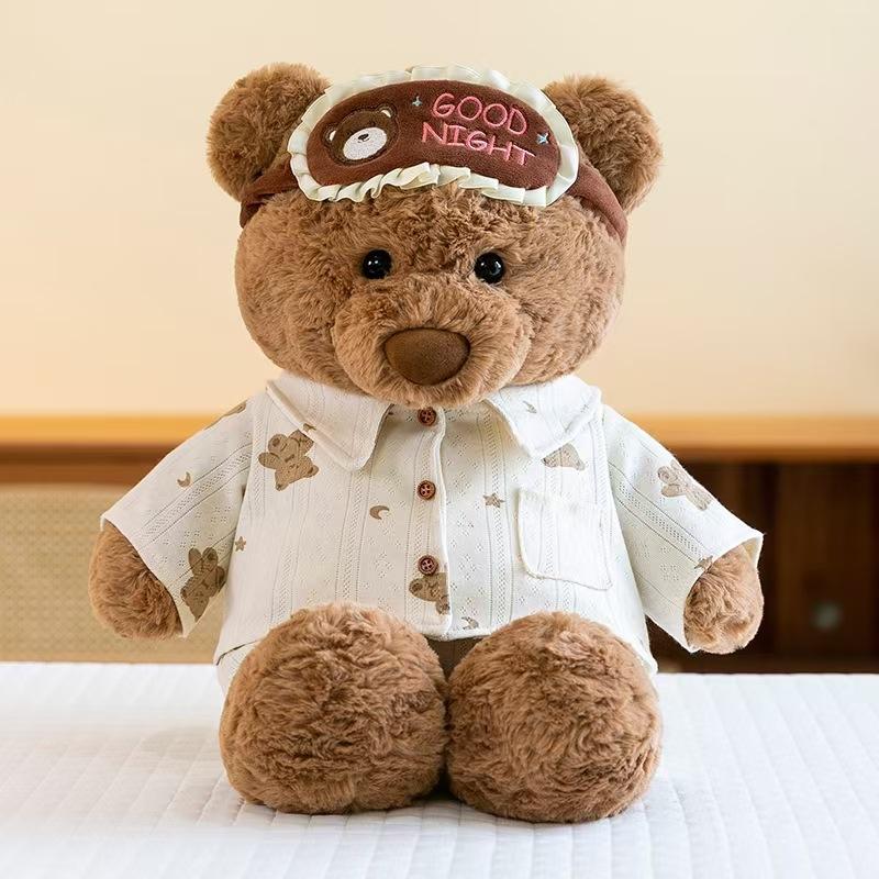 Cute Ryan Bear Series Plush Toys Pajamas Bear Doll Cake Teddy Bear Doll Birthday Gift