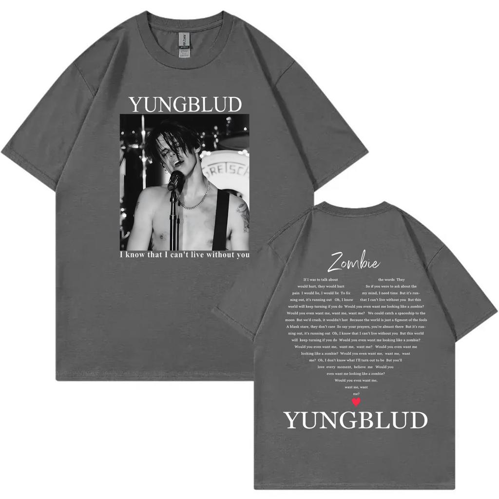 Singer Yungblud Concert Merch Tshirt Men Women Clothing High Quality Fashion Tshirts Summer Casual Cotton Short Sleeve T Shirt