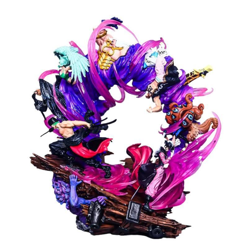 ONE PIECE Император Вице-Яма Остров Призраков LS Трон Саурон фигурка, статуя модель украшение подарок группа Соломенной Шляпы Луффи