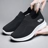 Женские повседневные кроссовки для ходьбы без застежек, теннисные легкие кроссовки для спортзала, спортивные кроссовки для тренировок, дышащие, удобные кроссовки из трикотажной сетки для женщин