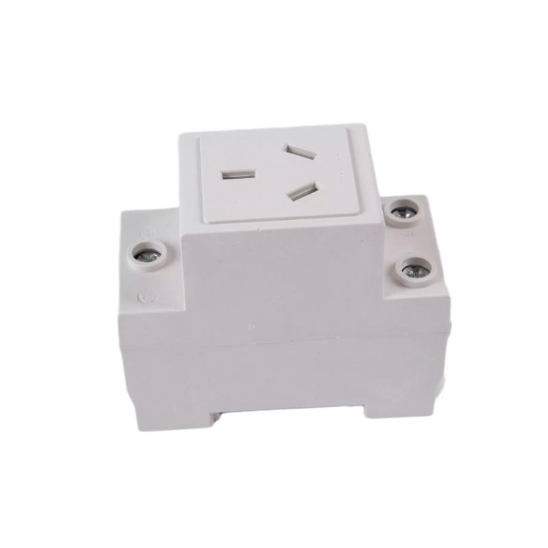 AC30 EU And AU Type 35mm DIN Rail Mount AC Power 10A 16A 25A 250V 440V 2/3/4/5 Pin Plug Modular Socket