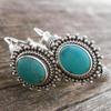 Retro Bohemian Turquoise Earrings - Elegant European & American Fashion