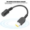 2Pcs Power Converter Cable Adapter 5.5x2.1mm Round to 7.9x5.5mm Square for Lenovo ThinkPad X1/X240/G405