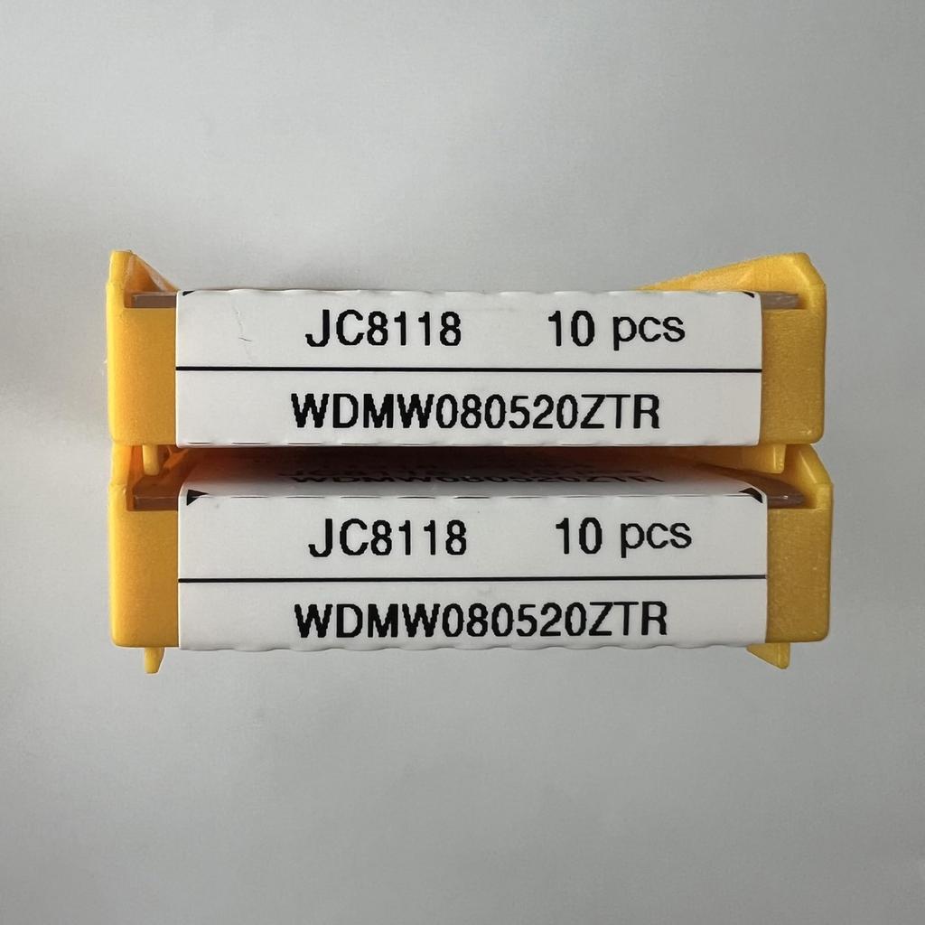 WDMW080520ZTR JC8118 / Industrial Indexable Carbide Inserts 10 Pcs