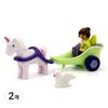 Playmobil 1 2 3 Fairy and Unicorn Carriage Figure 70401, 2 Pieces, Popular Toys In Korea