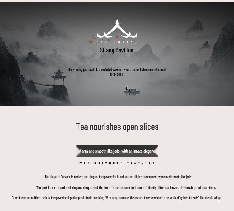 Antique Style Beige Ceramic Teapot for Gongfu Tea Brewing