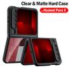 Чехол для Huawei Pura X Case Ультратонкий Матовый Полупрозрачный и Прозрачный Полная Защита Funda Capa