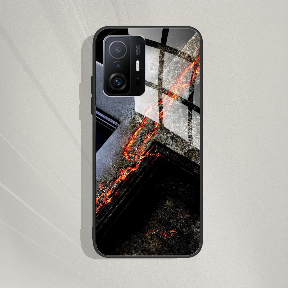Для Xiaomi 11T Pro 11T Чехол Модный Чехол из Закаленного Стекла Задняя Крышка Fundas Для Xiaomi 11T Pro 11T Чехлы для Телефона 11T Pro 11 T capa