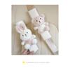 Cute Cartoon Lamb Wool Car Seat Belt Anti Choking Shoulder Protection Pad