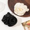 Rose Flower Decor Hair Rope Large Elastic Hair Tie Rose Rubber Hair Band Women Horsetail Holder Hair Accessories