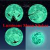 3D Large Moon Fluorescent Wall Sticker Removable Glow In The Dark Sticker Black Friday Gifts