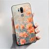 Phone Case for LG G7 ThinQ G710EM Luxury Fashion Flower Butterfly Black Cover for LG G7ThinQ Soft Silicone TPU Protective Casing