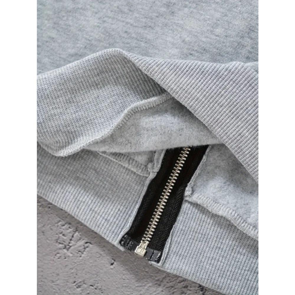 Мужская толстовка с капюшоном, свободного кроя, на молнии, куртка-худи, уличная одежда, повседневная верхняя одежда для повседневных занятий спортом, прочная конструкция, уличный стиль