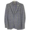 TAGLIATORE Коричневый в клетку из шерсти муджелло Пиджак 2B Пиджак 42 КоричневыйБ/у