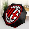 AC Milan, 1899 Автоматическое Открытие и Закрытие, 8-реберная Конструкция Портативный Зонт, Подходит для Мужчин и Женщин Все Сезоны Идеальный Подарок для