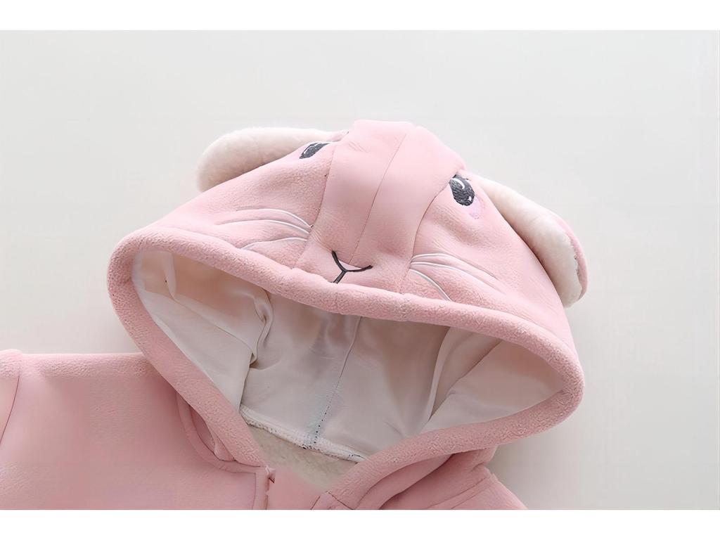 Children's Thickened Fleece Winter Jacket - Warm Sweatshirt for Boys and Girls