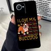 Сердцебиение английского бульдога Для Realme GT7 Pro GT6 C67 C65 C63 C61 C55 C53 C51 C71 C75 10 11 12 13 14 15 Pro Plus Чехол