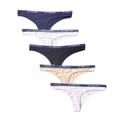 BEKYNI Натуральные Подходят для Чувствительных Женских Трусиков Танга, Хлопок, Спортивные, Удобные, Не Потеющие, Материалы, Кожа, 5 штук