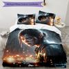 The Lost Of Us 3pcs Bedding Set Duvet Cover Closure Includes 1 Duvet Cover & 2 Pillowcases for All Seasons Bedroom Home Dorm Decor