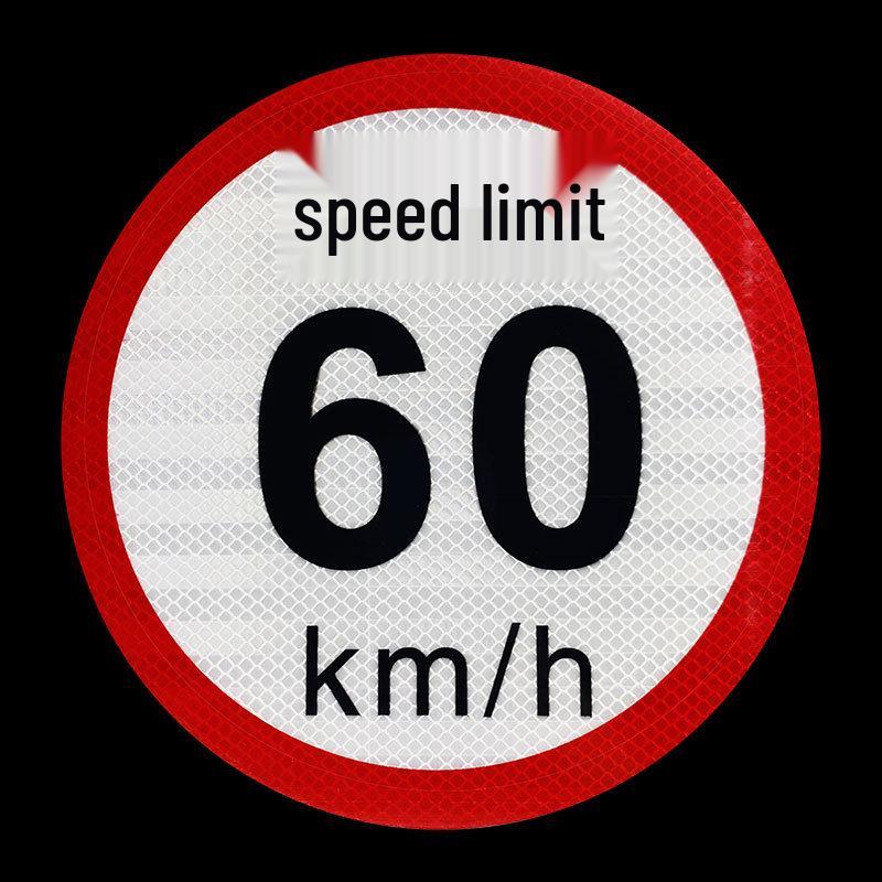 Reflective Warning Sticker: Right Turn, Stop, Truck Blind Spot, Parking, Yielding, Danger