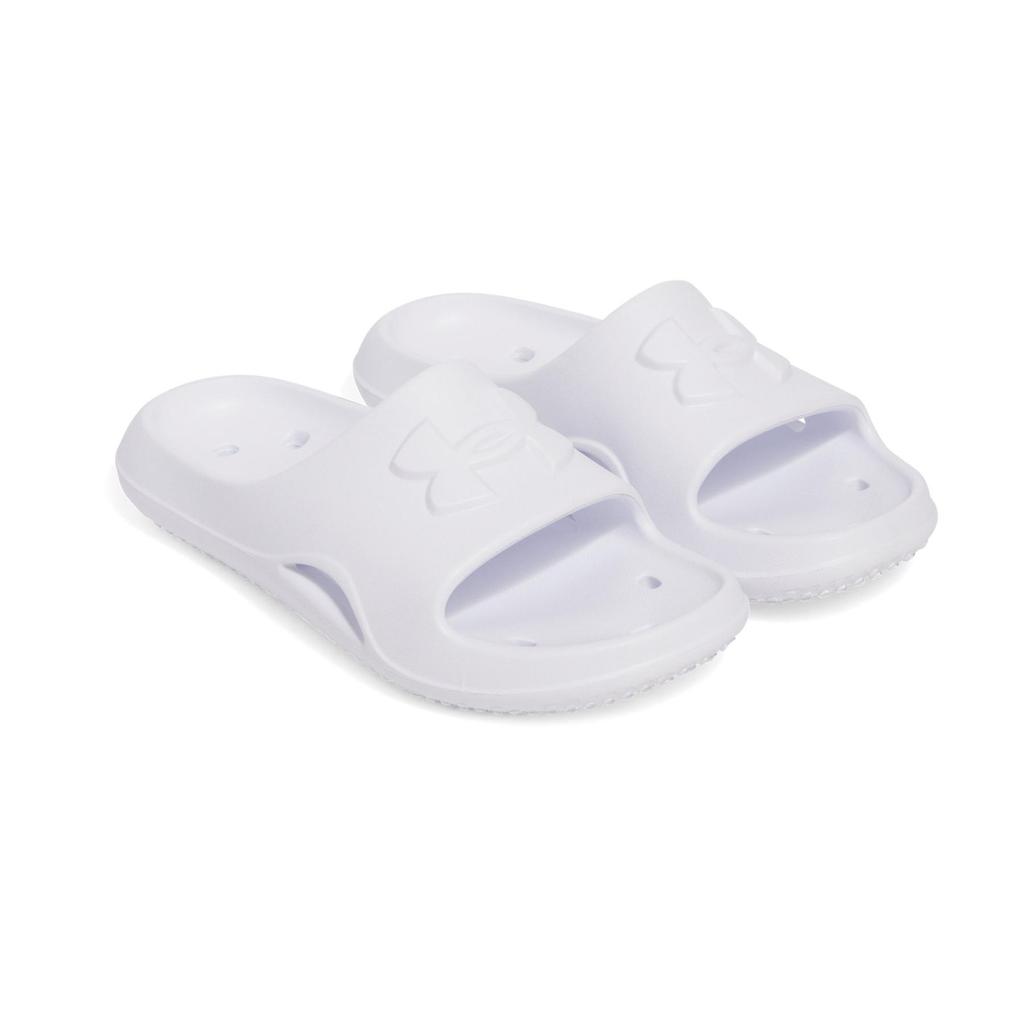 Under Armour Locker 5 Slide White Women Sneakers 3028095-100