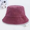 Washed Bucket Hat Men and Women Retro Summer Versatile Face Small Sunshade Bucket Hat Basin Hat Tide