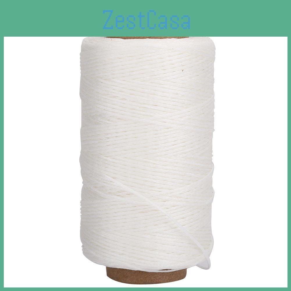 Handmade Waxed 150d Thread 8202ft Flat Sewing Stitching Cord Accessories For Diy Leather