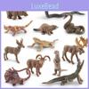 Коллекция ПВХ моделей диких животных с реалистичным дизайном для образовательной экспозиции